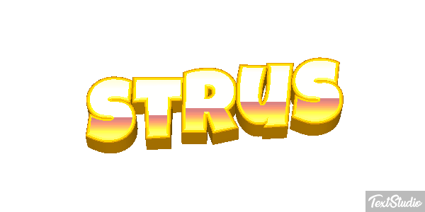 Struś Text effect