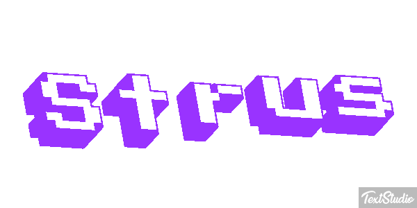 Struś Text effect