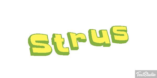 Struś Text effect