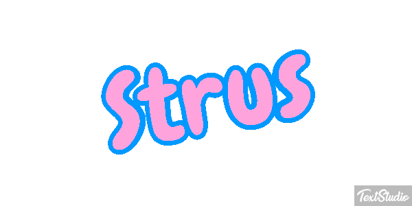 Struś Text effect
