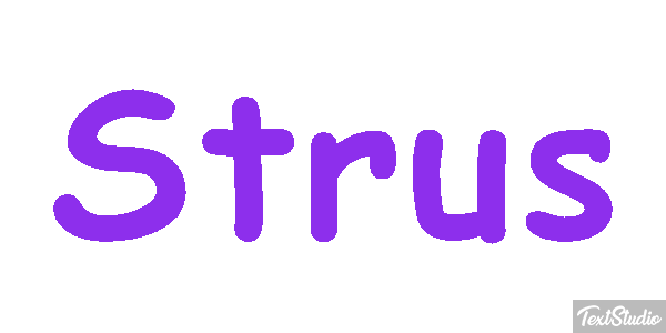 Struś Text effect