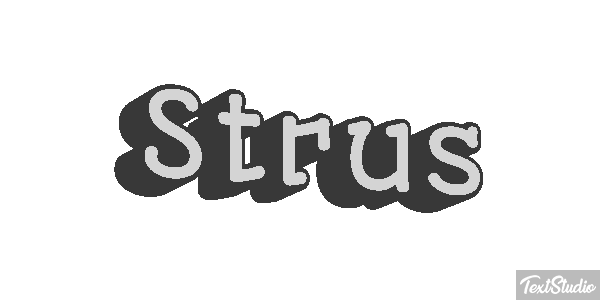 Struś Text effect