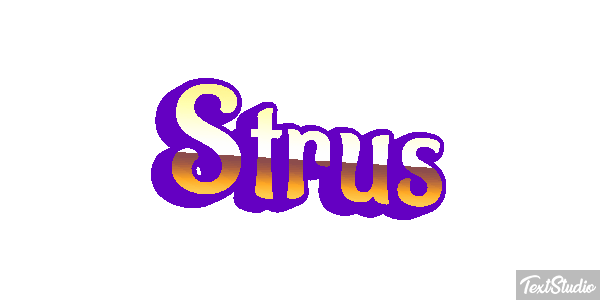 Struś Text effect