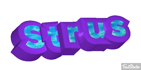 Struś Text effect