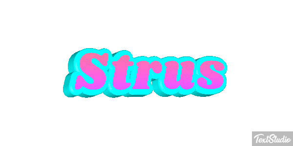 Struś Text effect