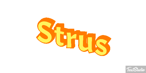 Struś Text effect