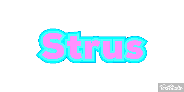 Struś Text effect