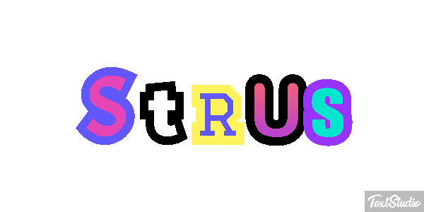 Struś Text effect