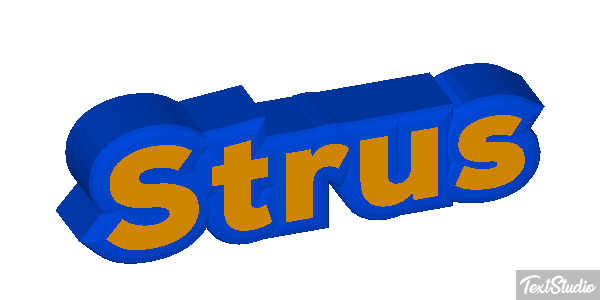 Struś Text effect
