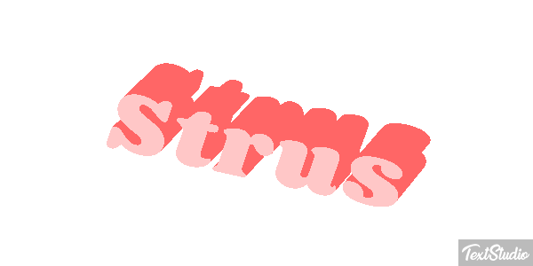 Struś Text effect