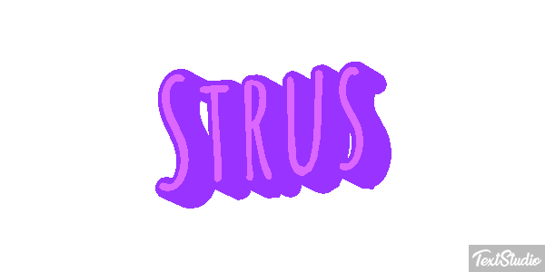 Struś Text effect