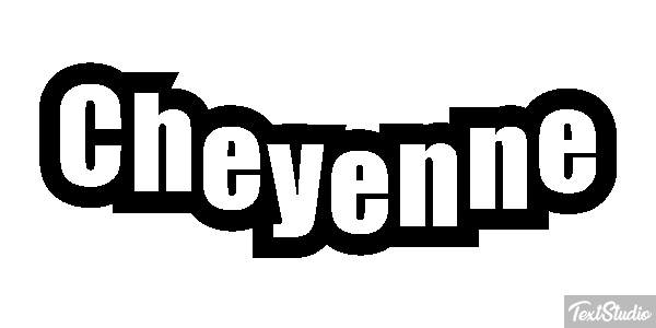 Cheyenne Effetto testo