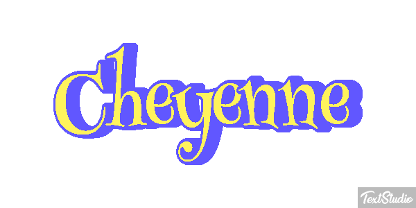 Cheyenne Effetto testo