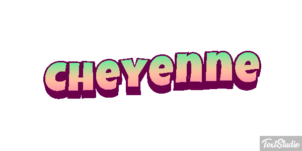 Cheyenne Effetto testo