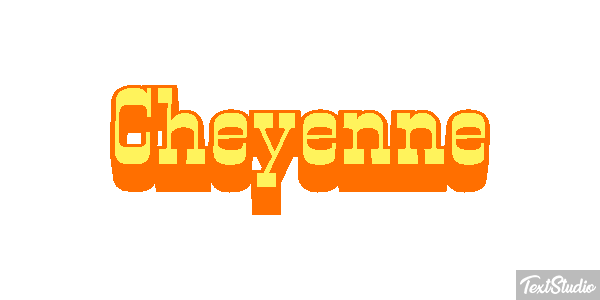 Cheyenne Effetto testo