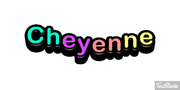 Cheyenne Effetto testo