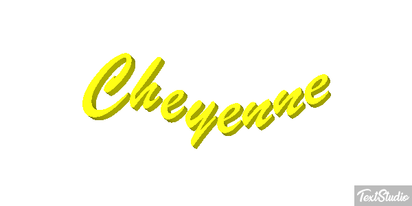 Cheyenne Effetto testo