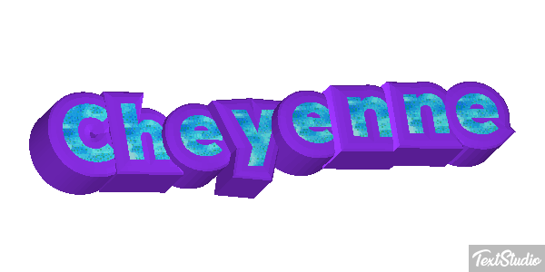 Cheyenne Effetto testo