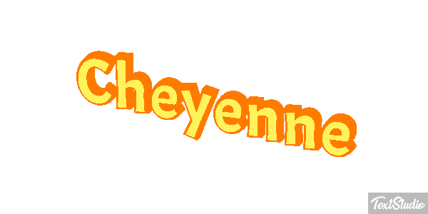 Cheyenne Effetto testo