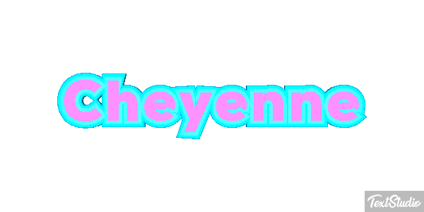 Cheyenne Effetto testo