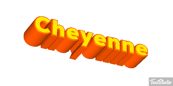Cheyenne Effetto testo