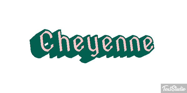 Cheyenne Effetto testo