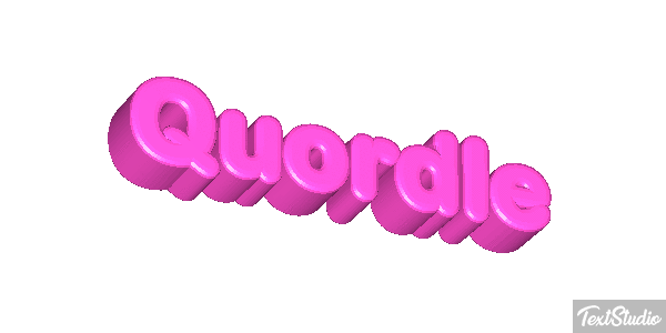 Quordle Efeito do texto