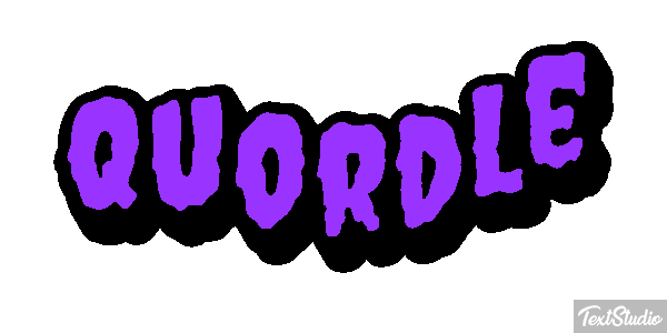 Quordle Efeito do texto
