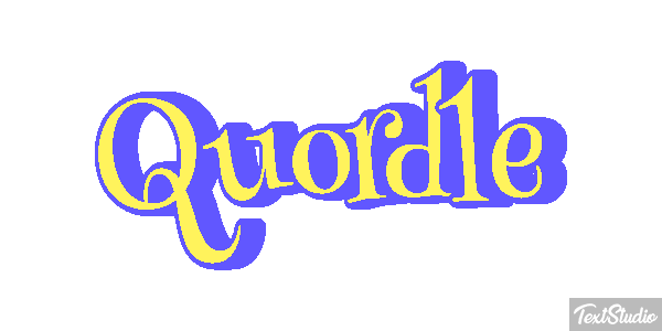 Quordle Efeito do texto