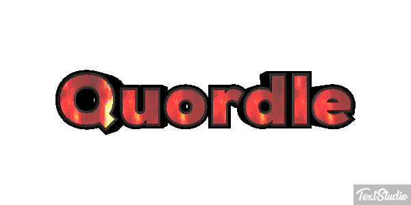 Quordle Efeito do texto