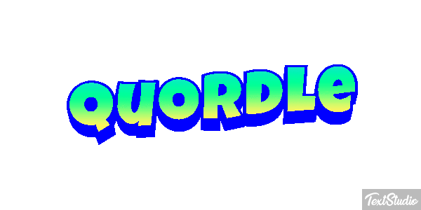 Quordle Efeito do texto