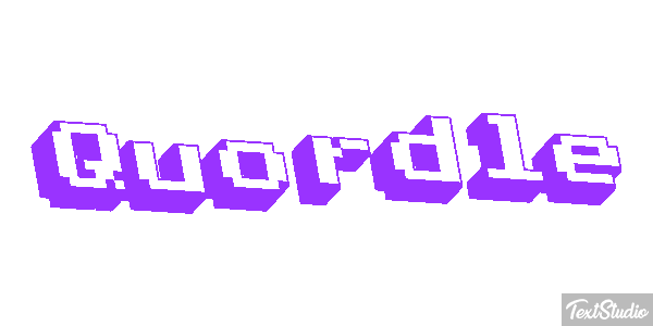 Quordle Efeito do texto