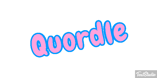 Quordle Efeito do texto