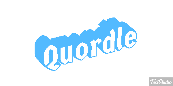 Quordle Efeito do texto