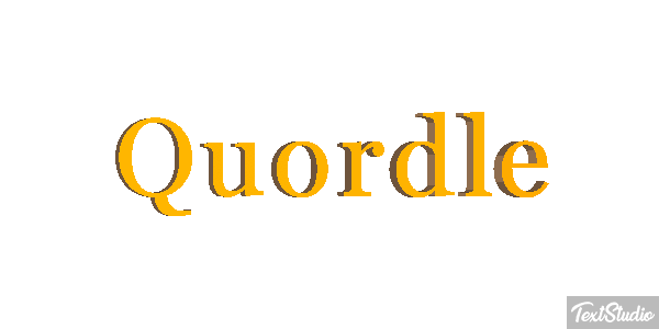 Quordle Efeito do texto