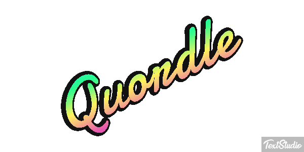 Quordle Efeito do texto