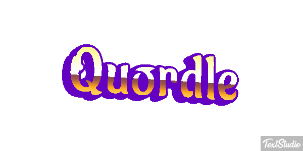 Quordle Efeito do texto