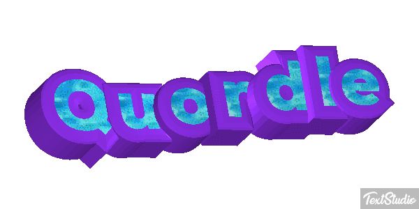 Quordle Efeito do texto