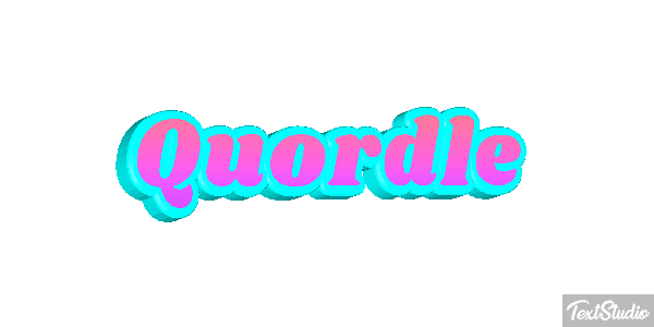 Quordle Efeito do texto