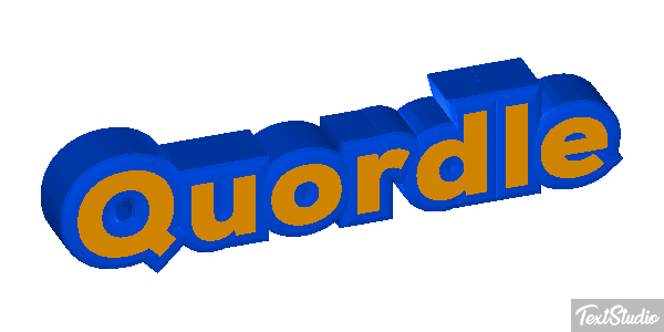 Quordle Efeito do texto