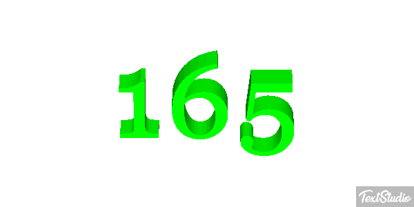 165 Metin efekti