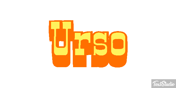 Urso Efecto de texto
