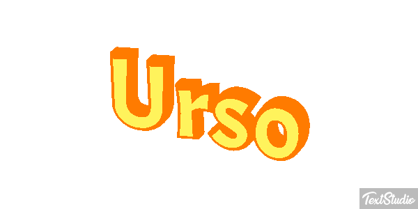 Urso Efecto de texto