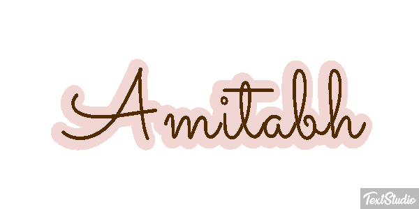 Amitabh Text effect