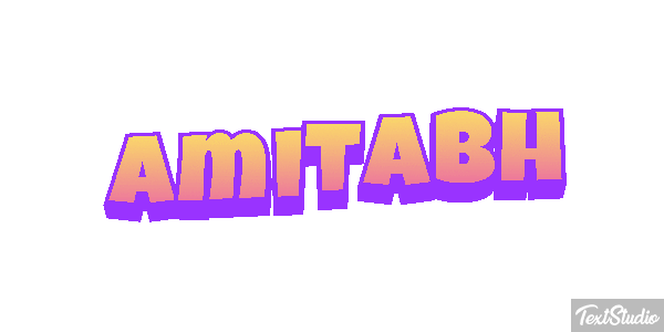 Amitabh Text effect