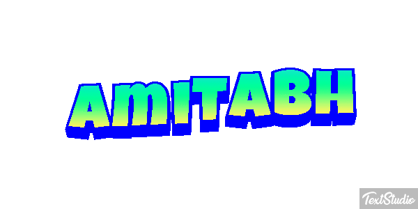 Amitabh Text effect