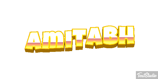 Amitabh Text effect