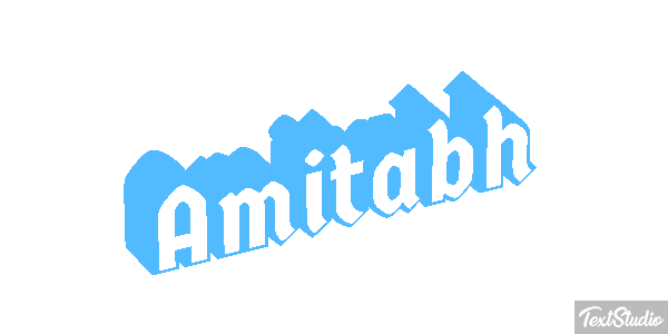 Amitabh Text effect