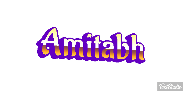 Amitabh Text effect