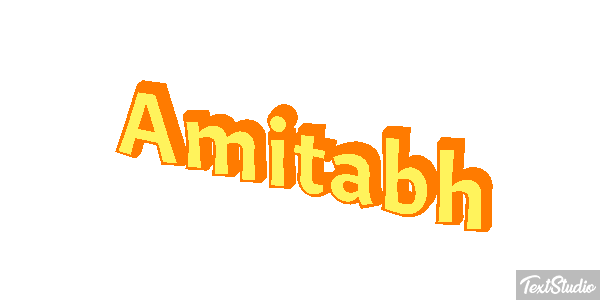 Amitabh Text effect